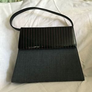 Di Sandro Black patent leather Hand Bag